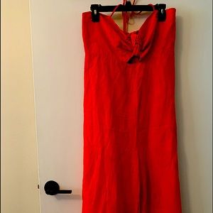 Elevenses Tangerine Palazo Jumpsuit